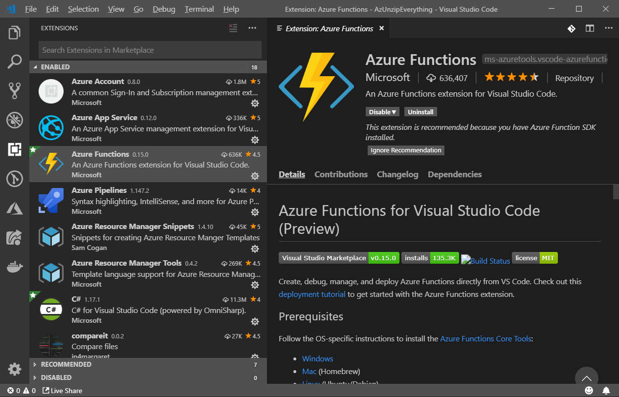 AzureFunction_extension